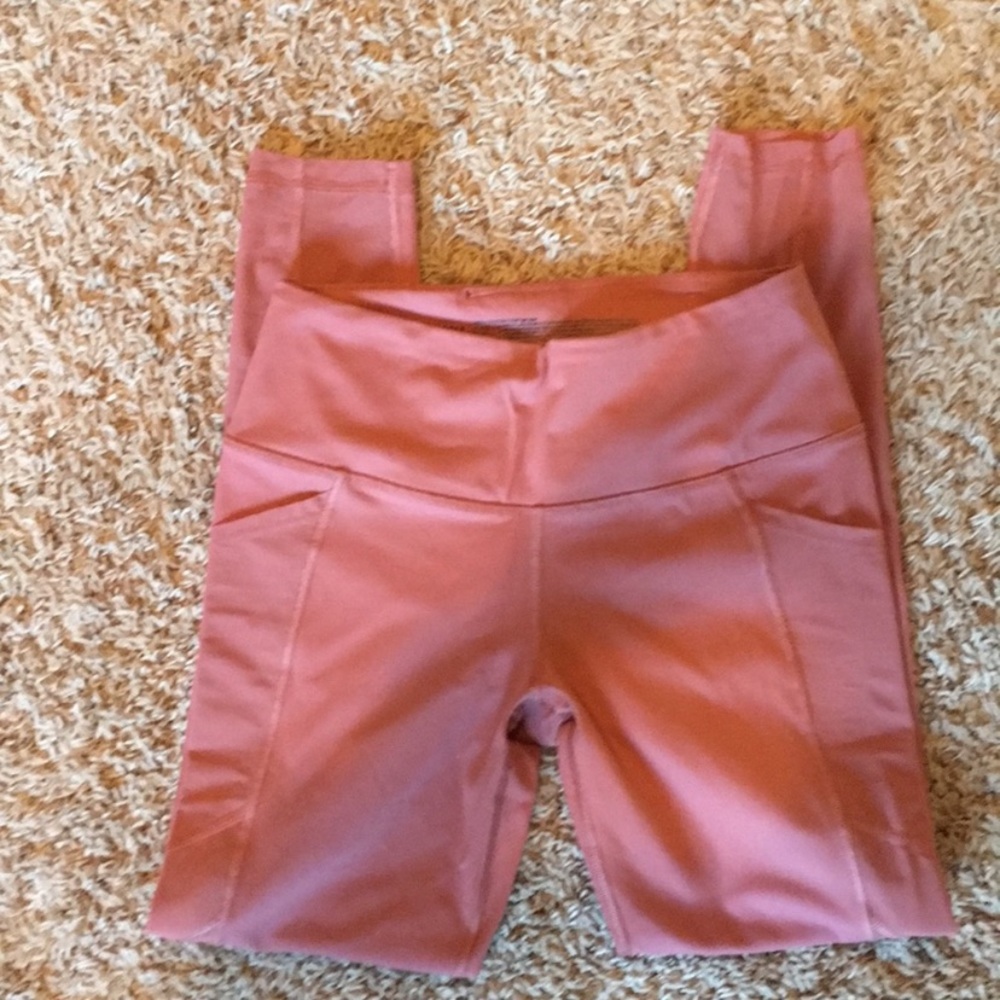 Victoria sport leggings in rose, medium